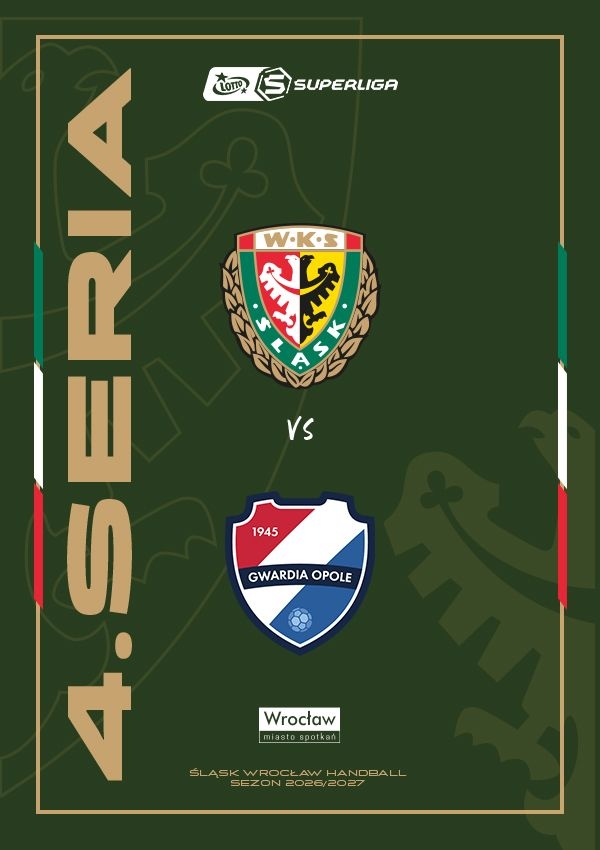 Bilety WKS Handball Śląsk Wrocław vs Corotop Gwardia Opole