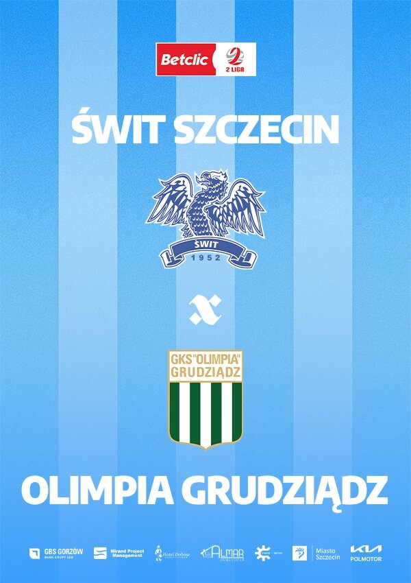 Bilety Świt Szczecin vs Olimpia Grudziądz