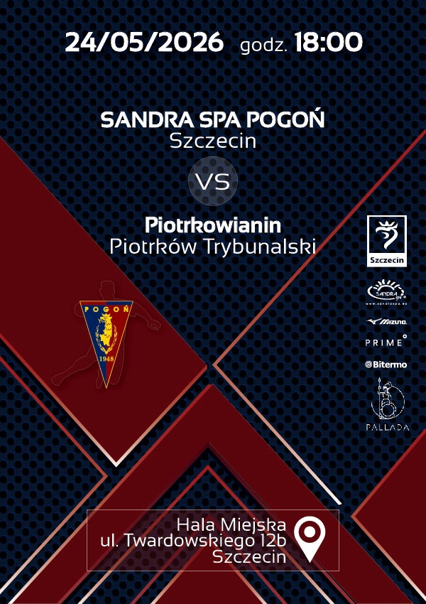 Bilety Sandra Spa Pogoń Szczecin vs Piotrkowianin Piotrków Trybunalski