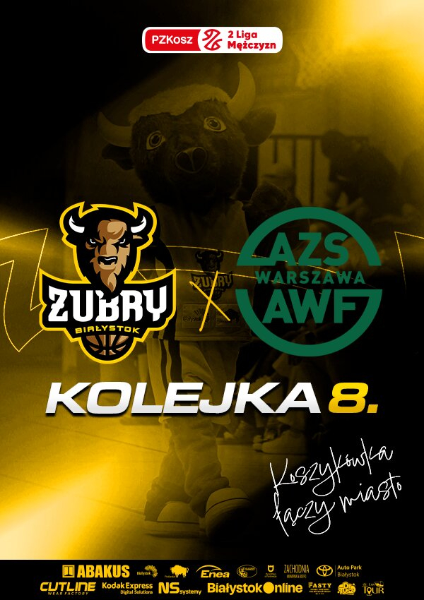 Bilety Żubry Abakus Okna Białystok vs AZS AWF Warszawa