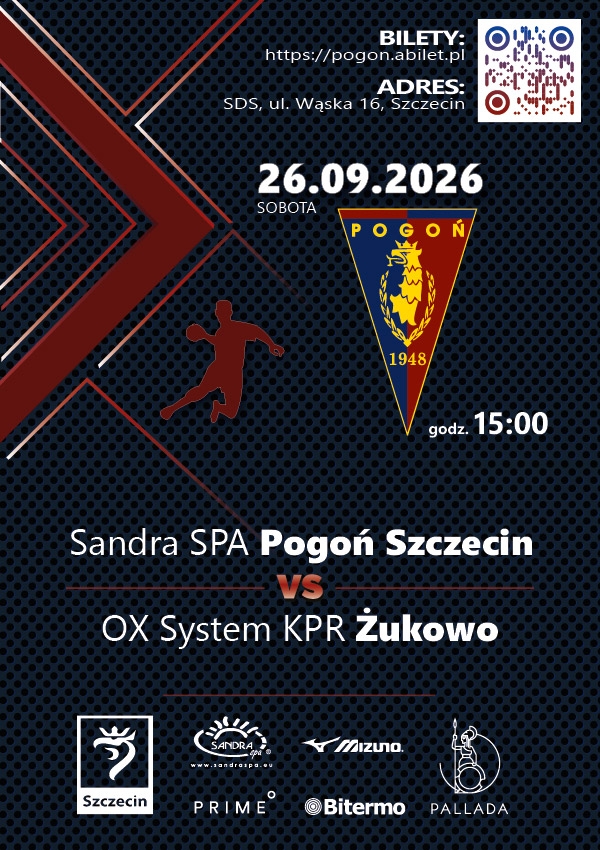 Bilety Sandra Spa Pogoń Szczecin vs OX System KPR Żukowo