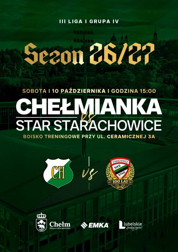 Bilety ChKS Chełmianka Chełm vs Star Starachowice