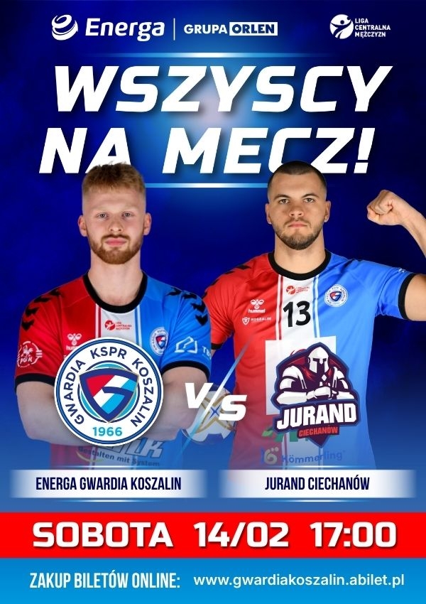 Bilety KSPR Gwardia Koszalin vs Jurand Ciechanów