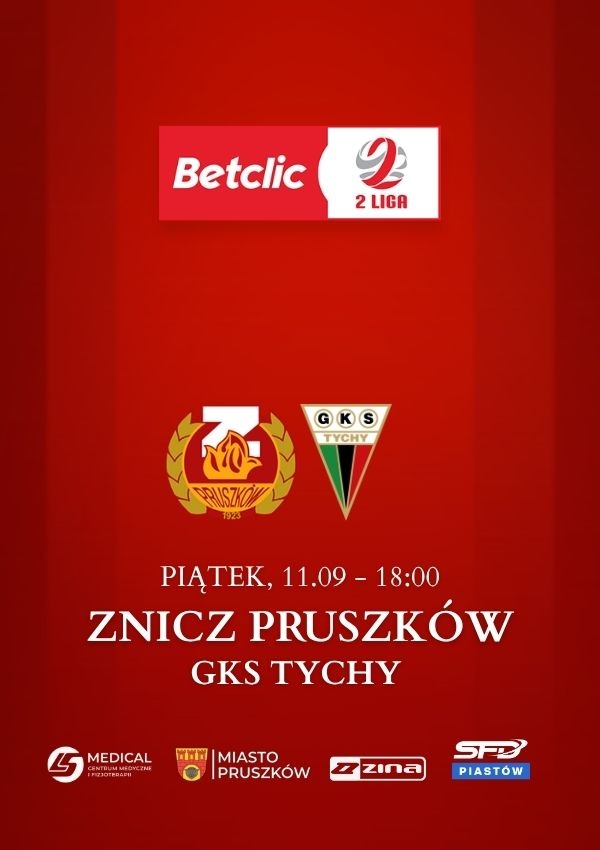 Bilety MKS Znicz Pruszków vs GKS Tychy