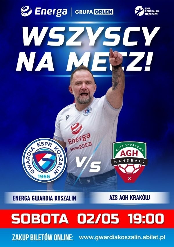 Bilety ENERGA Gwardia Koszalin vs AZS AGH Kraków