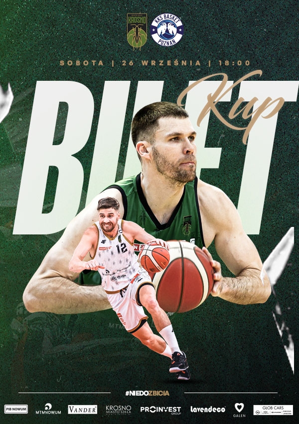 Bilety Miasto Szkła Krosno vs Enea Basket Poznań