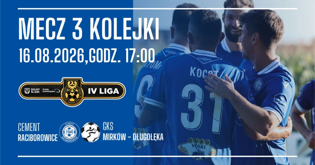 Cement Raciborowice vs GKS Mirków - Długołęka
