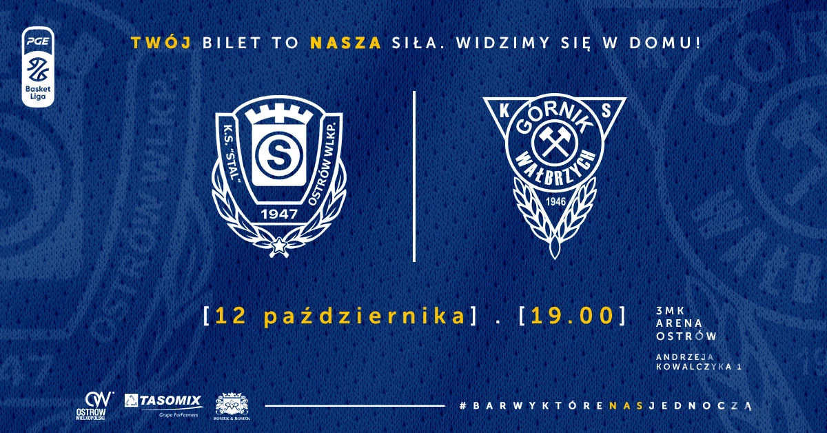 Tasomix Rosiek Stal Ostrów Wielkopolski vs Górnik Zamek Książ Wałbrzych