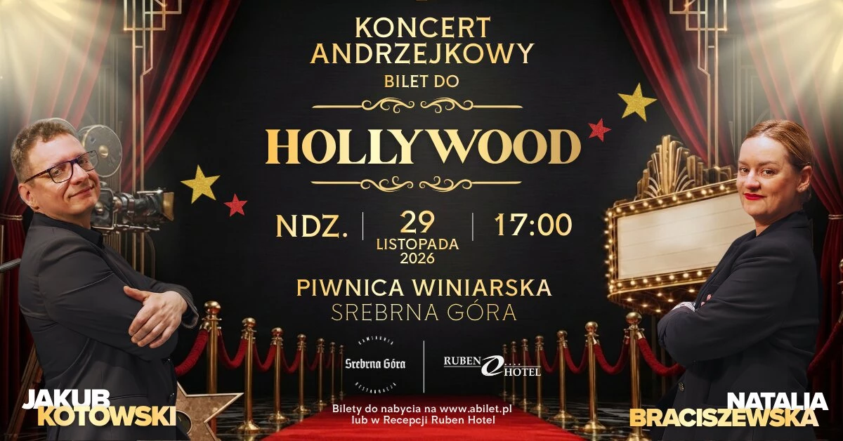 Koncert - Andrzejkowy bilet do Hollywood