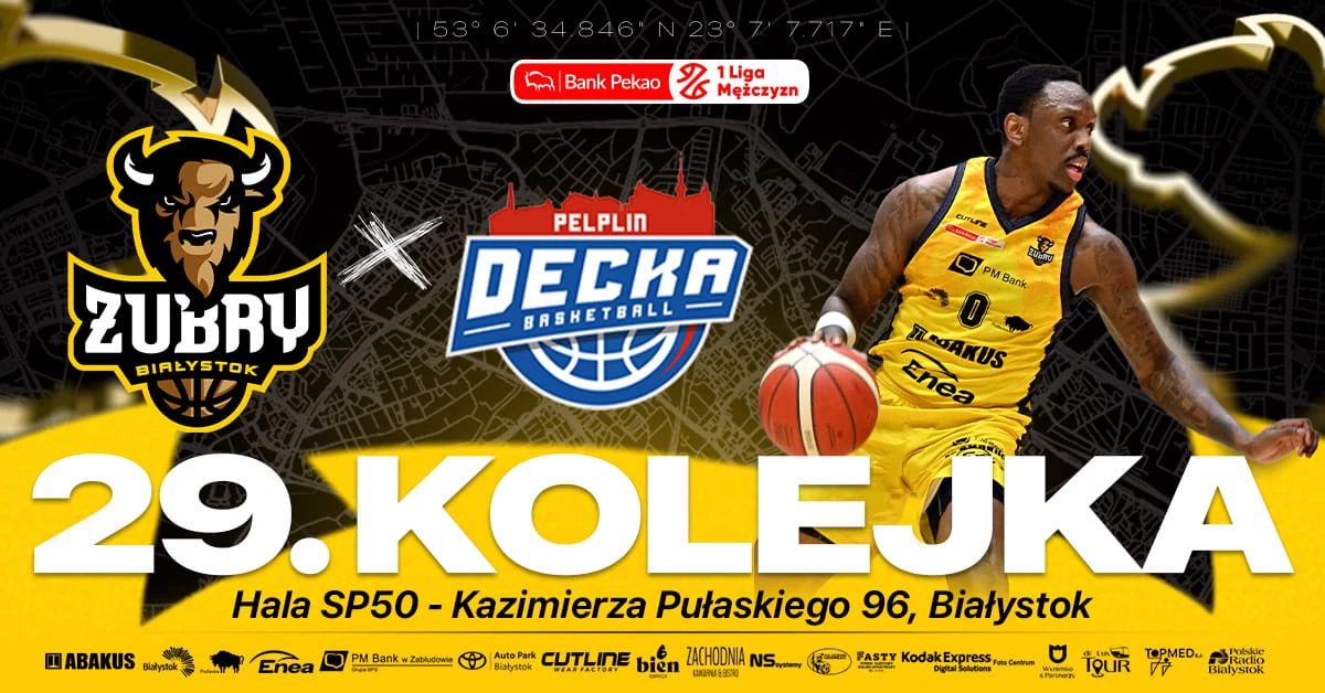 Żubry Abakus Okna Białystok vs Decka Pelplin