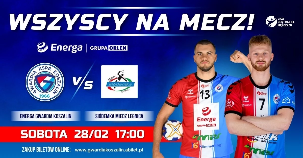 ENERGA Gwardia Koszalin vs Siódemka Miedź Legnica