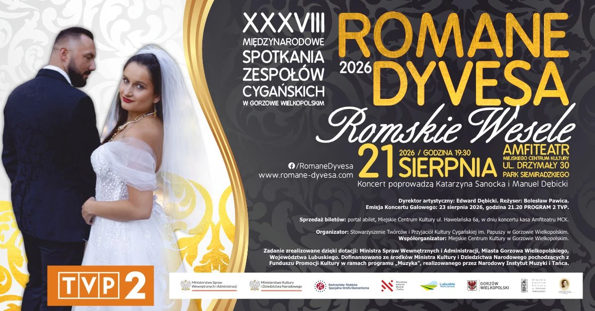 XXXVIII Międzynarodowe Spotkania Zespołów Cygańskich ROMANE DYVESA 2026