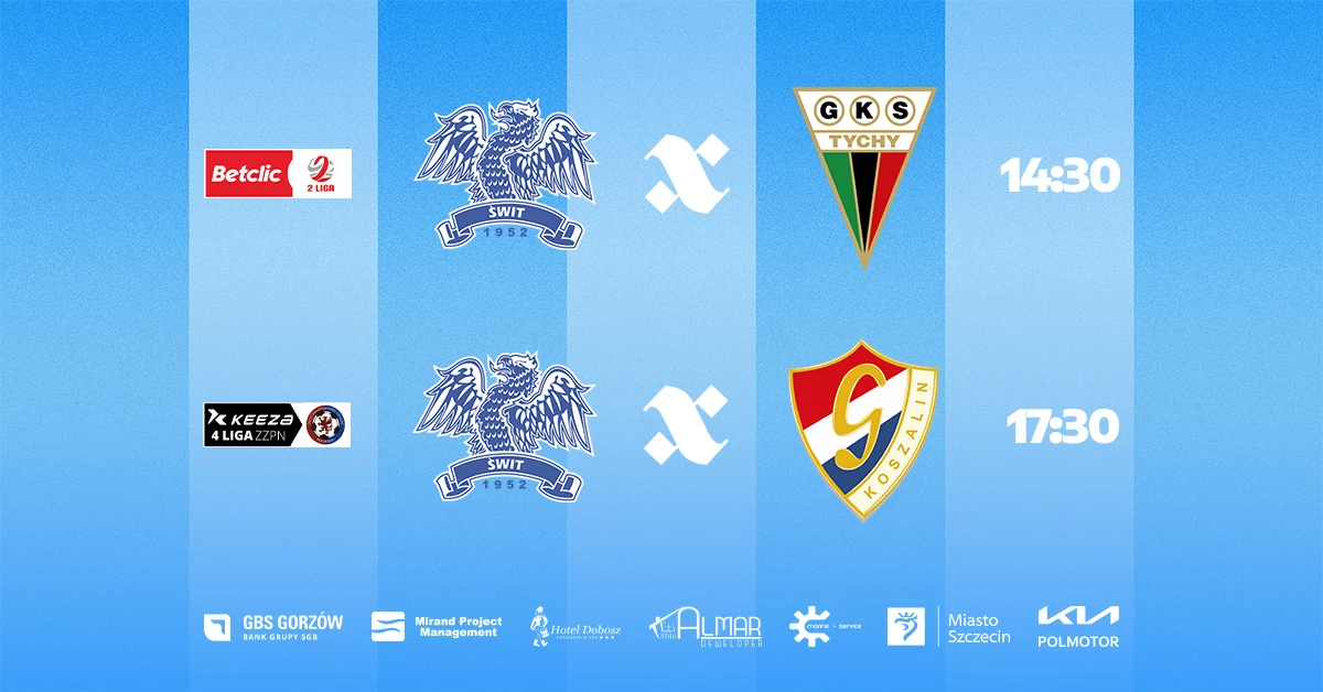 Świt Szczecin vs GKS Tychy - bilet na 2 mecze