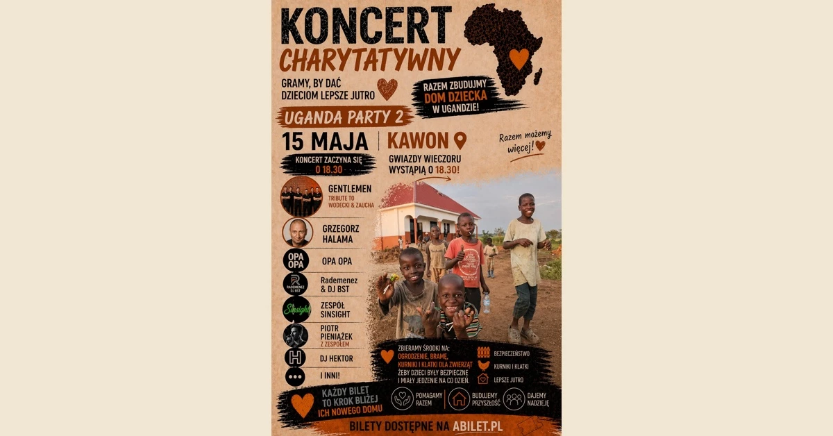 KONCERT CHARYTATYWNY – UGANDA PARTY 2