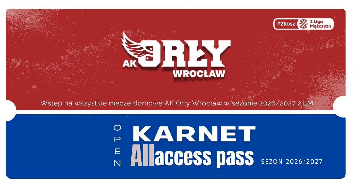 KARNETY | Akademia Koszykówki Orły Wrocław 2026/2027